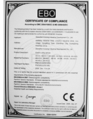 自主出口的CE证书