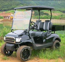 农场牧场公园高尔夫球场二座电动观光车带货斗工具车